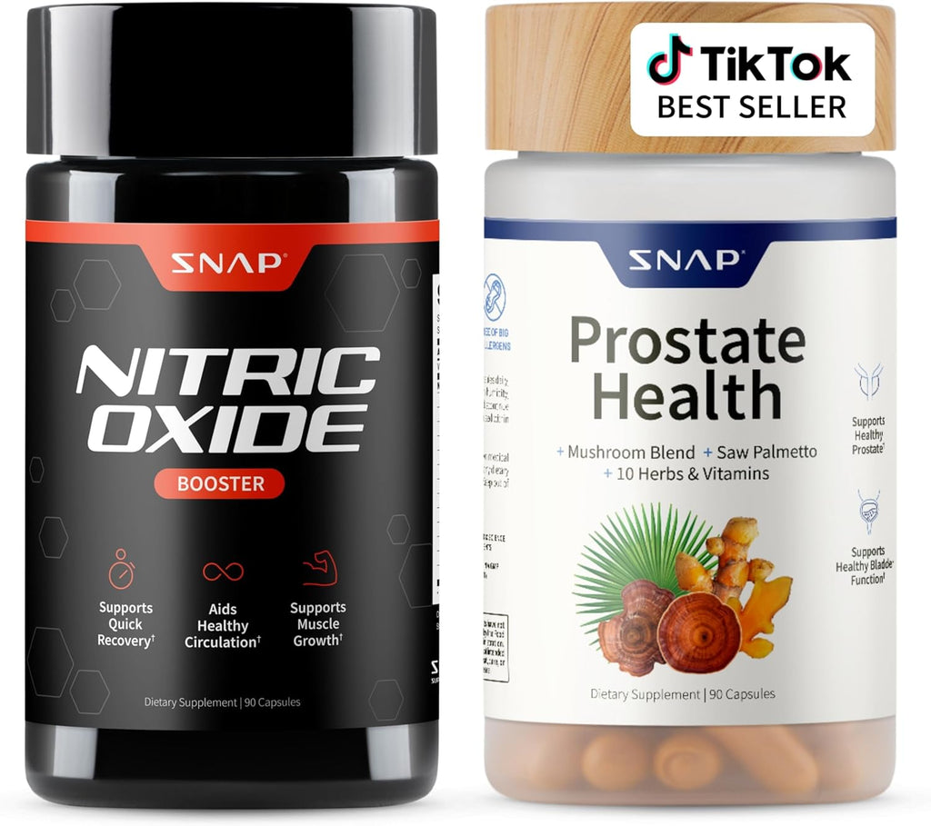 Siente más fuerza, energía y cuida tu salud con este dúo Prostate Health + Nitric Oxide