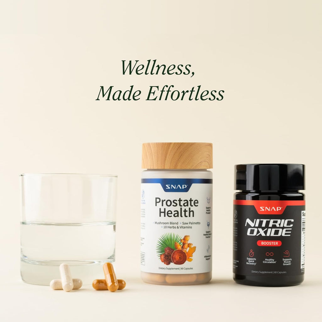 Siente más fuerza, energía y cuida tu salud con este dúo Prostate Health + Nitric Oxide