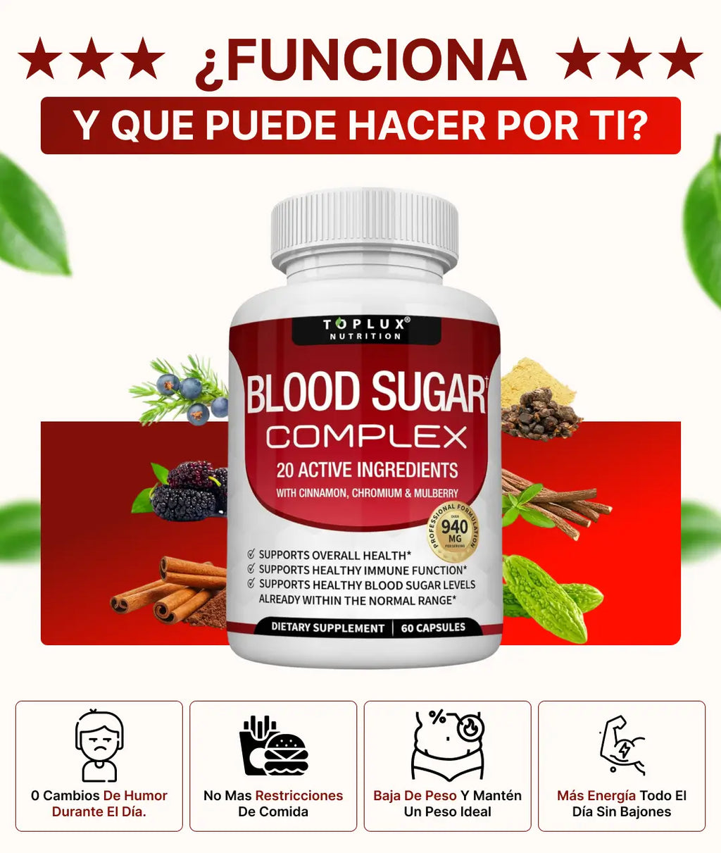 Mejora tu salud y sangre al mejor nivel con este regulador con 20 ingredientes activos